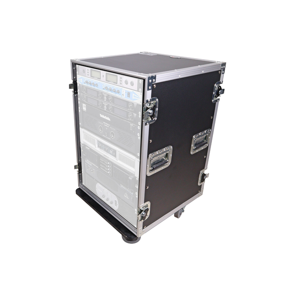 ProX T-16RSS 16U Vertical Amp Rack Mount Flight Case with Casters 