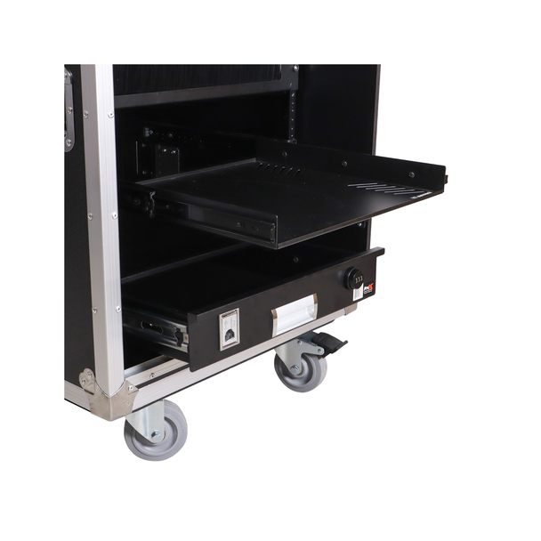 ProX XS-16USLAM20 16U Vertical Rack Shock Mount Case