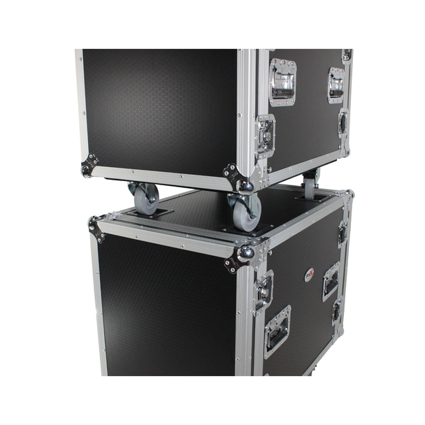 ProX T-12RSS24 12U ATA Flight Rack Case – 24" Depth with Casters