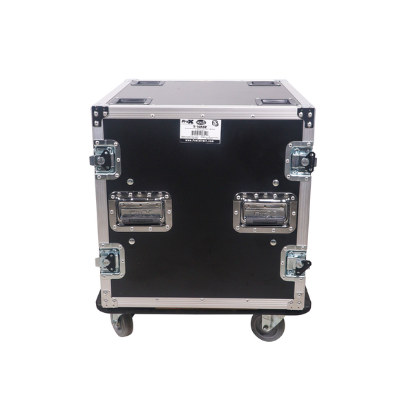 ProX T-12RSP 12U Shockproof ATA Rack Case – 20" Depth w/ Casters