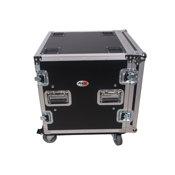 ProX T-12RSP 12U Shockproof ATA Rack Case – 20" Depth w/ Casters