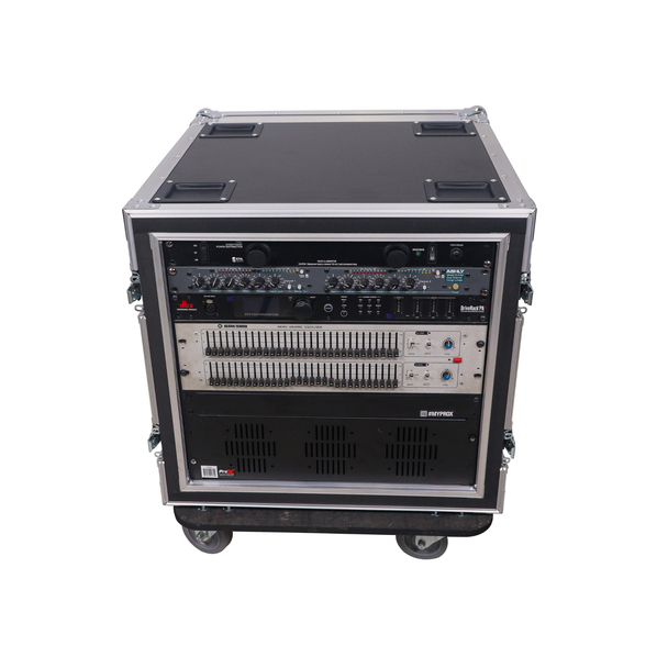 ProX T-12RSP 12U Shockproof ATA Rack Case – 20" Depth w/ Casters