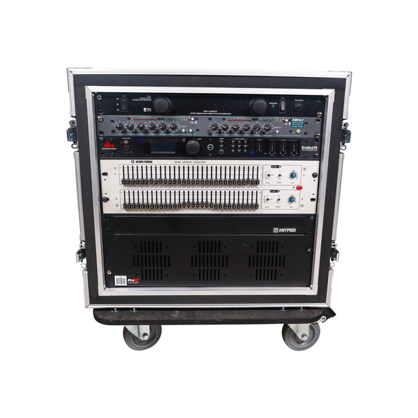 ProX T-12RSP 12U Shockproof ATA Rack Case – 20" Depth w/ Casters