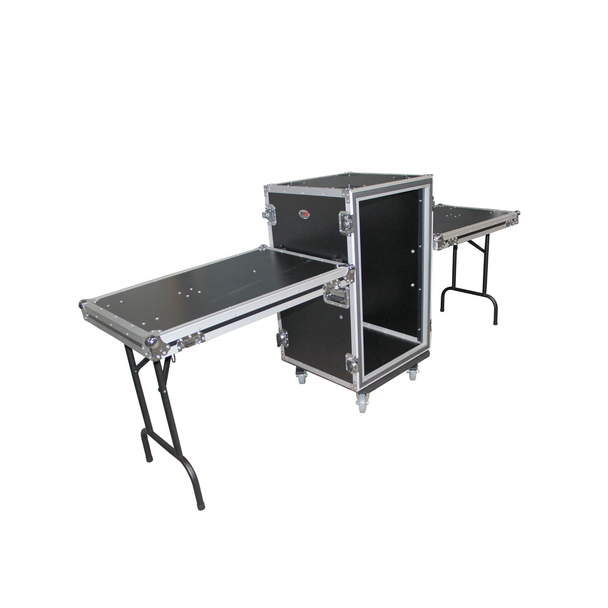 ProX T-14RSPWDST 14U Shockproof ATA Rack Case – 20" Depth w/ Casters