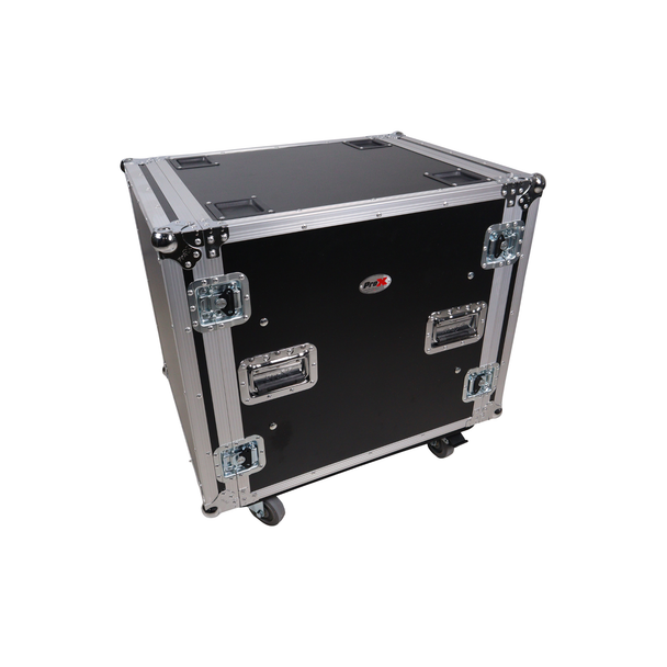 ProX T-12RSP24W 12U Shockproof ATA Rack Case – 24" Depth w/ Casters