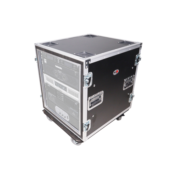 ProX T-12RSP24W 12U Shockproof ATA Rack Case – 24" Depth w/ Casters