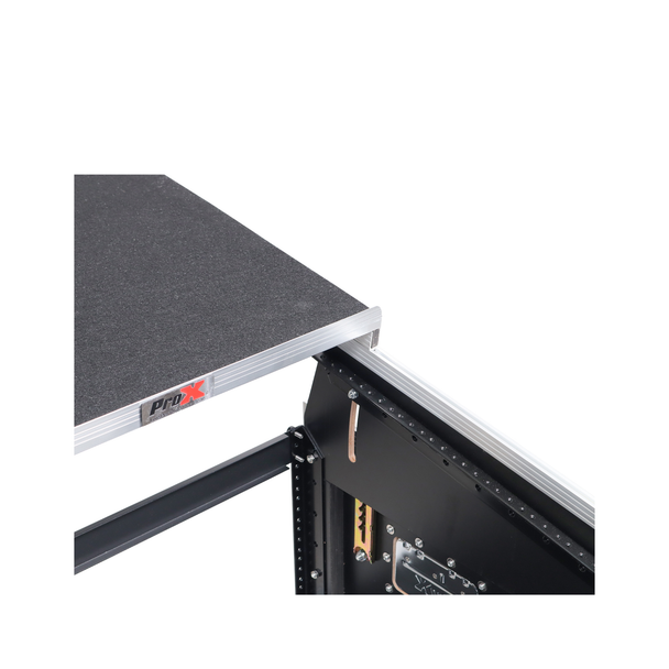 ProX T-6MRSS13ULT 13U Top Mixer / 6U Rack Combo Case w/ Laptop Shelf