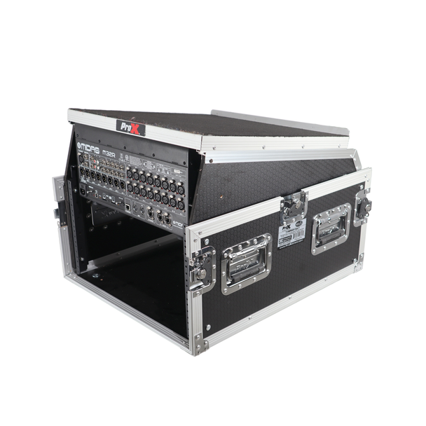 ProX T-6MRSS13ULT 13U Top Mixer / 6U Rack Combo Case w/ Laptop Shelf