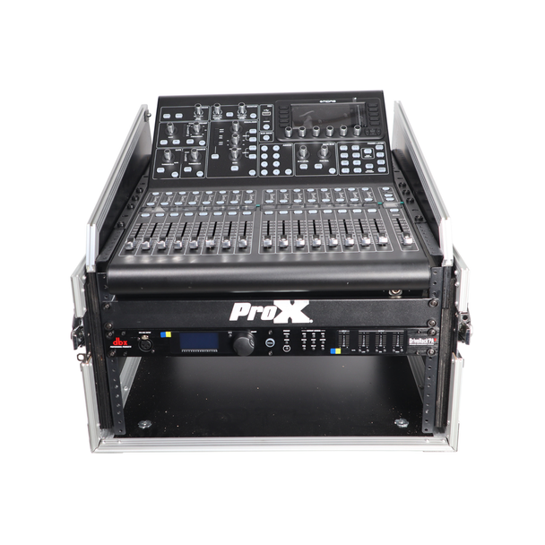 ProX T-6MRSS13ULT 13U Top Mixer / 6U Rack Combo Case w/ Laptop Shelf