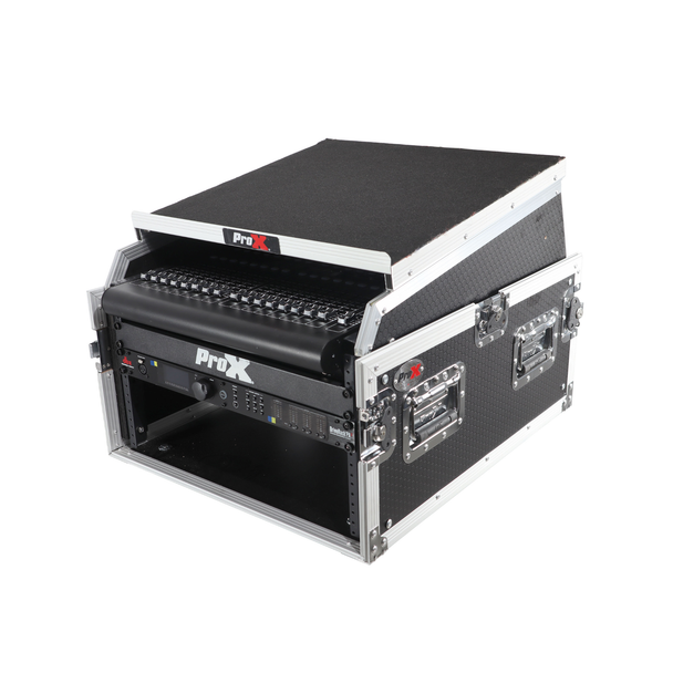 ProX T-6MRSS13ULT 13U Top Mixer / 6U Rack Combo Case w/ Laptop Shelf
