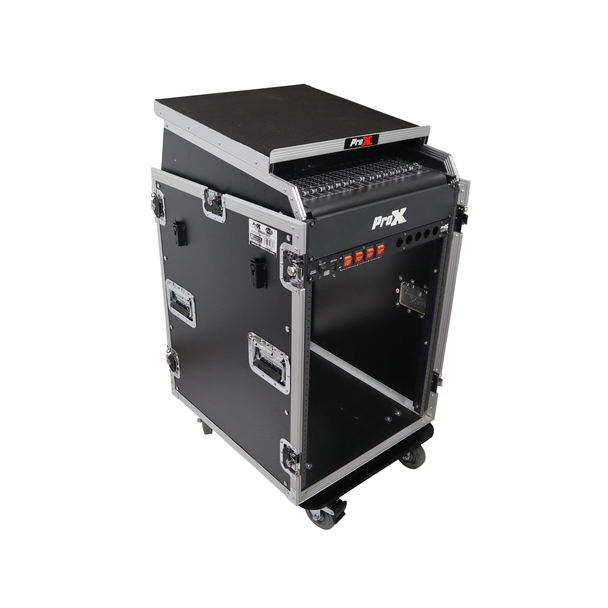 ProX T-16MRSS13ULT 19" Mixer & 16U Rack Flight Case