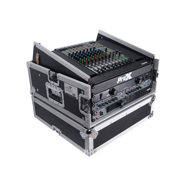 ProX T-4MRSS 4U Rack Case with 10U Mixer Top