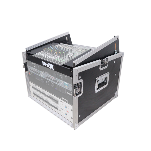 ProX T-8MRSS 8U Rack Case with 10U Mixer Top