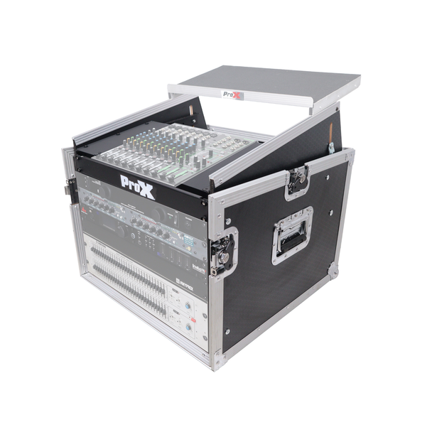 ProX T-8MRSS 8U Rack Case with 10U Mixer Top