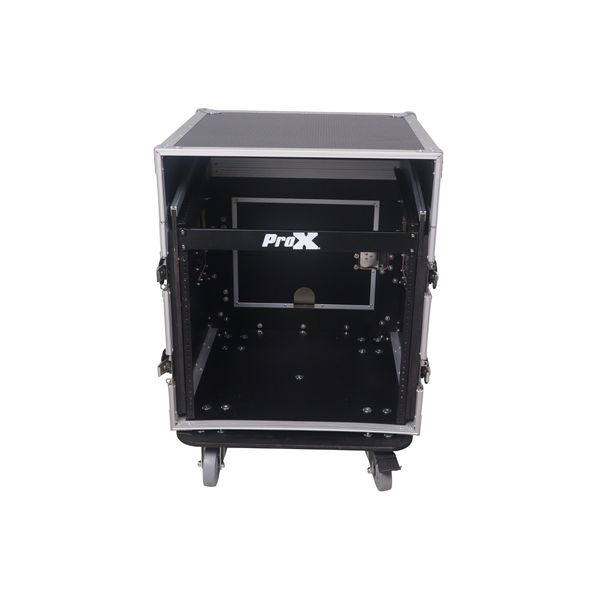 ProX T-12MRSS 12U Rack Case with 10U Mixer Top