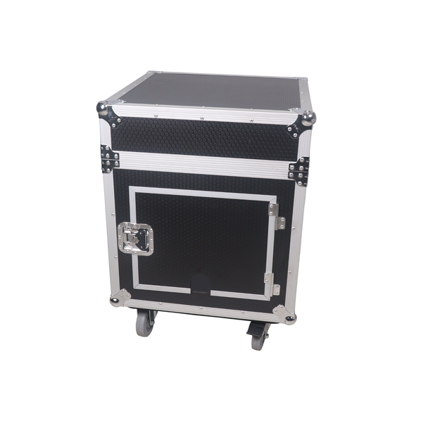 ProX T-10MRLT 10U Rack Case with 10U Mixer Top & Casters