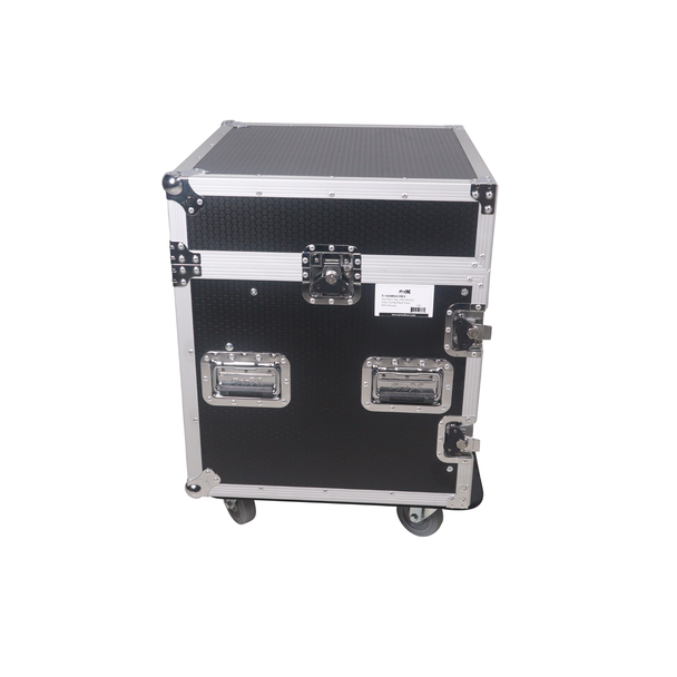 ProX T-12MRLT 12U Rack Case with 10U Mixer Top & Casters