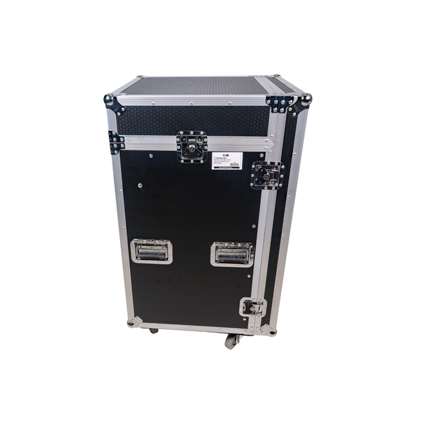 ProX T-18MRLT 18U Rack Case with 10U Mixer Top & Casters