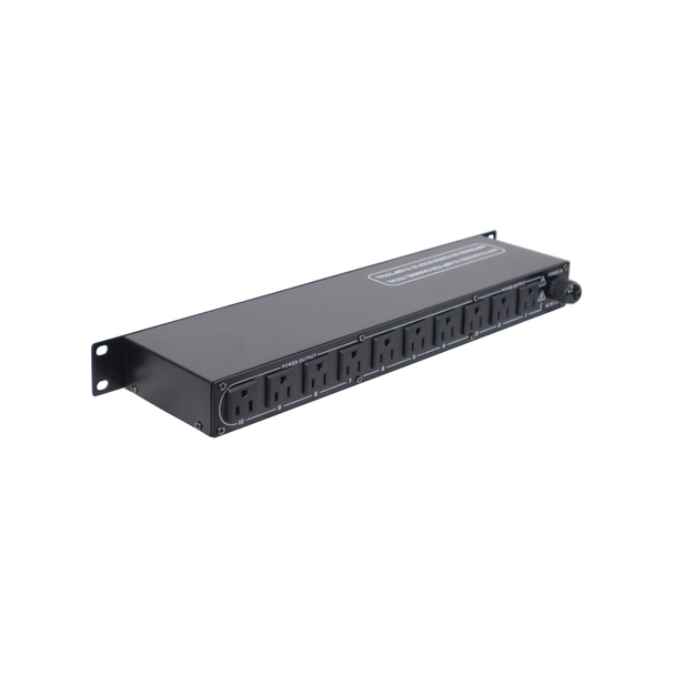 ProX X-PC10USB 1U 10-Outlet Rack Power Center with USB
