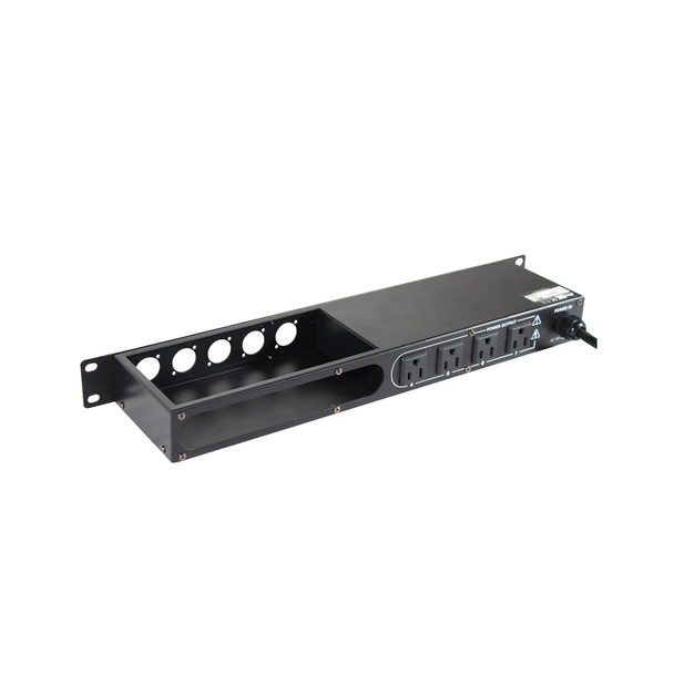 ProX X-PC4XLR-USB 1U 4-Outlet Rack Power Center with USB
