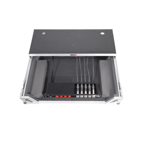 ProX X-PC4XLR-USB 1U 4-Outlet Rack Power Center with USB