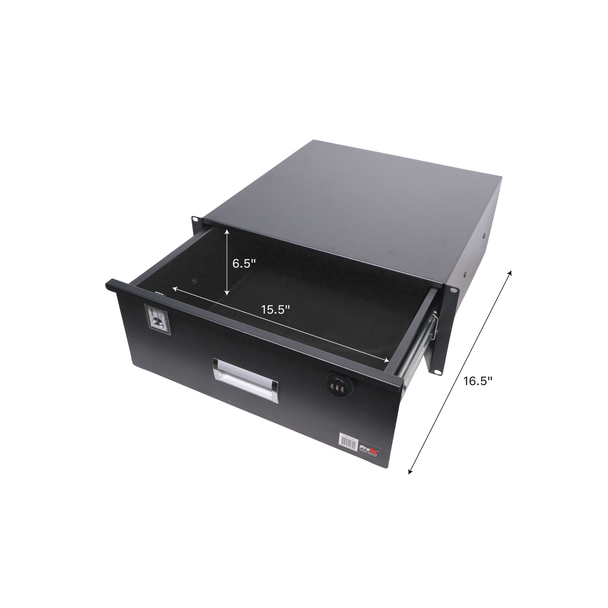 ProX T-4RD-18 MK3 4U 18" Rack Mount Locking Drawer