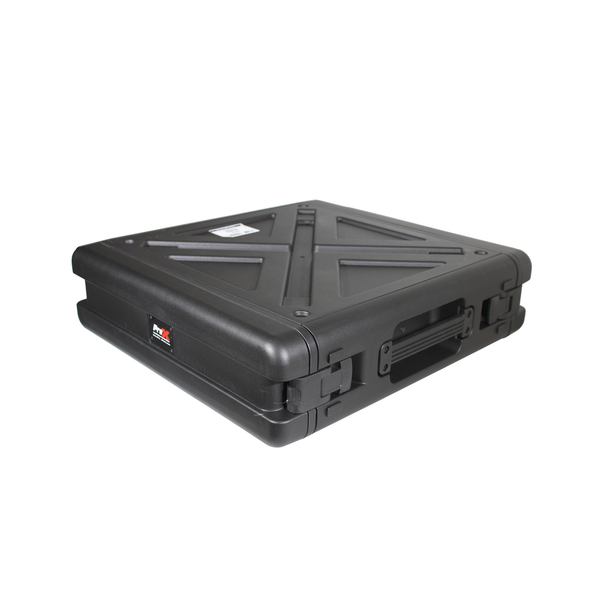 ProX XM-2U VaultX™ 2U Airtight Water-Sealed ABS Rack Case 