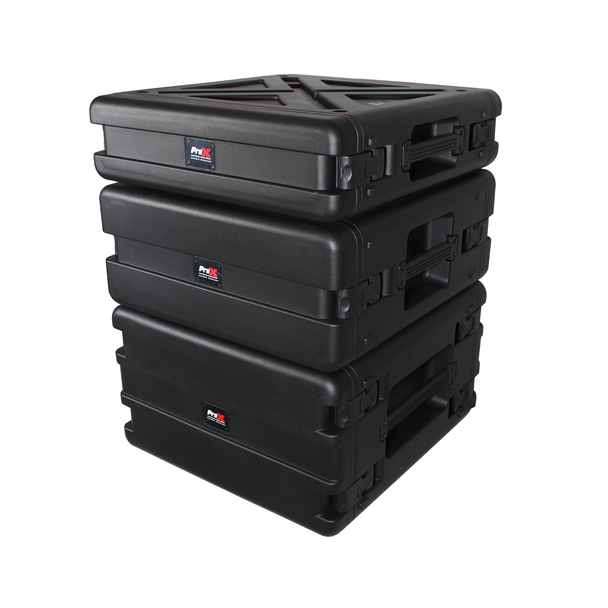 ProX XM-2U VaultX™ 2U Airtight Water-Sealed ABS Rack Case 