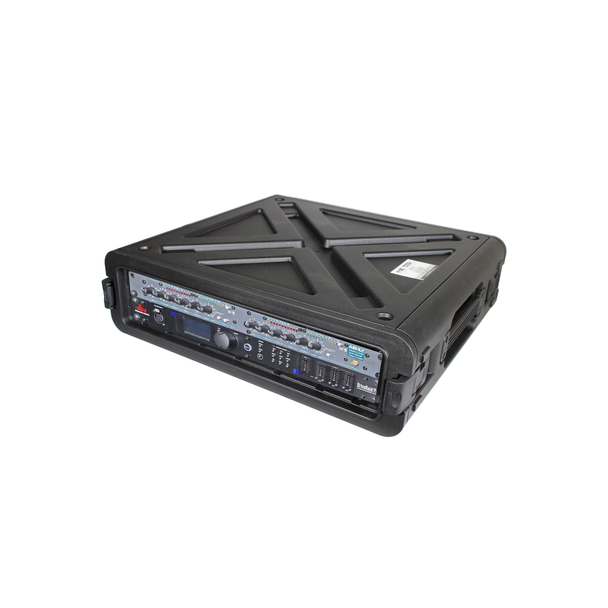 ProX XM-2U VaultX™ 2U Airtight Water-Sealed ABS Rack Case 