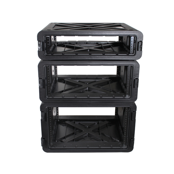 ProX XM-2U VaultX™ 2U Airtight Water-Sealed ABS Rack Case 