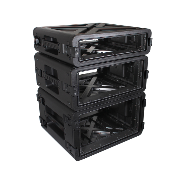 ProX XM-2U VaultX™ 2U Airtight Water-Sealed ABS Rack Case 
