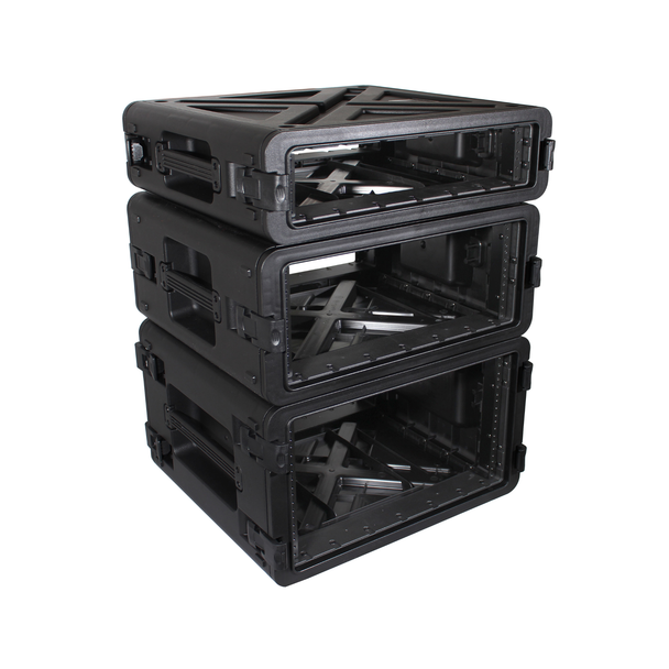 ProX XM-4U VaultX™ 4U Airtight Water-Sealed ABS Rack Case