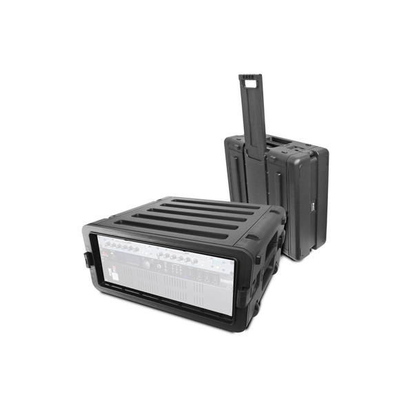 ProX XM-4UHW VaultX™ 4U Airtight Water-Sealed Rack Case with Wheels