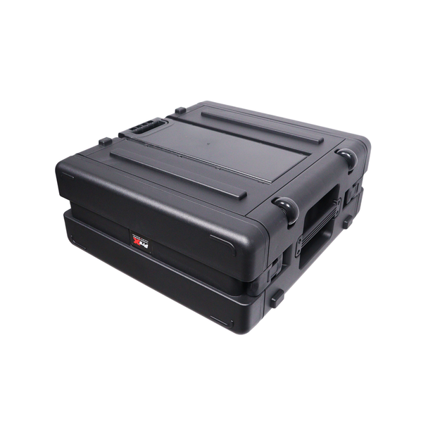 ProX XM-4UHW VaultX™ 4U Airtight Water-Sealed Rack Case with Wheels