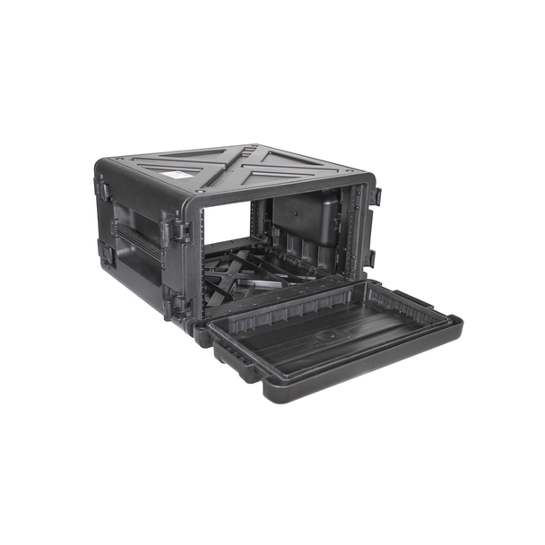 ProX XM-6U VaultX™ 6U Airtight Water-Sealed ABS Rack Case