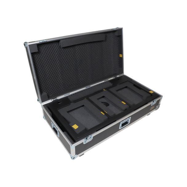ProX Control Tower™ XL DJ Podium – Black with (2) Flight Cases