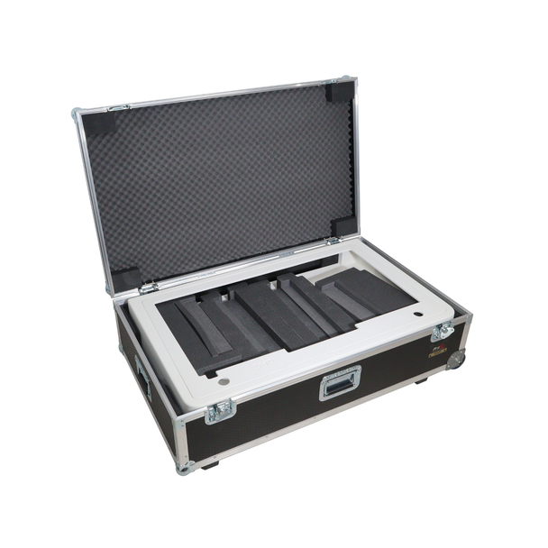 ProX XZF-DJCTWCASE Control Tower™ DJ Podium with Road Cases – White