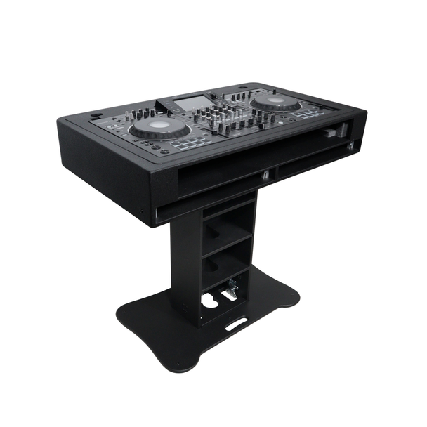 ProX XZF-DJCTW2UCASE Control Tower™ DJ Podium with 2x 1U Rack Space & Road Cases