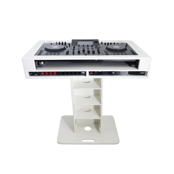 ProX XZF-DJCTW2UCASE Control Tower™ DJ Podium with 2x 1U Rack Space & Road Cases