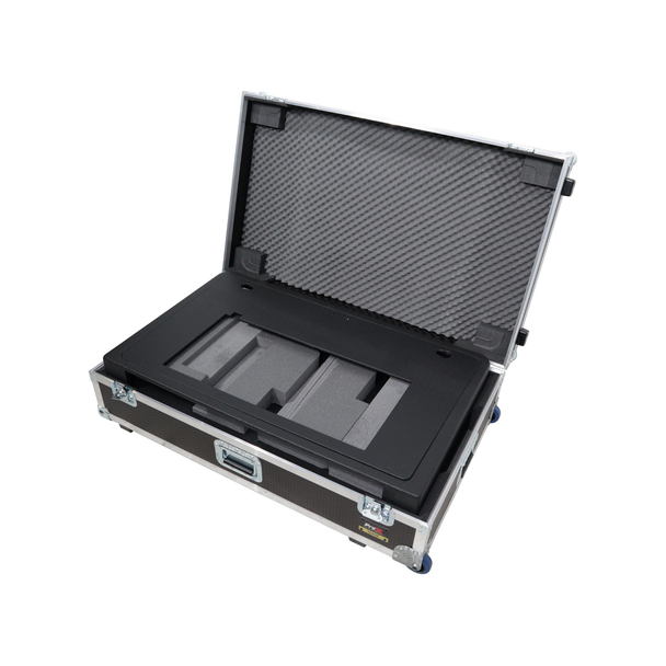 ProX XZF-DJCTW2UCASE Control Tower™ DJ Podium with 2x 1U Rack Space & Road Cases