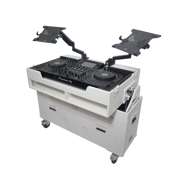 ProX XZF-UCXXWHITE Flip-Ready Hydraulic DJ Flight Case