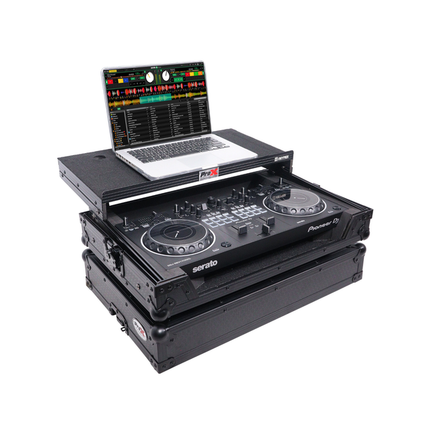 ProX X-DDJREV1LTBL ATA Flight Case for Pioneer DDJ-REV1 with Laptop Shelf