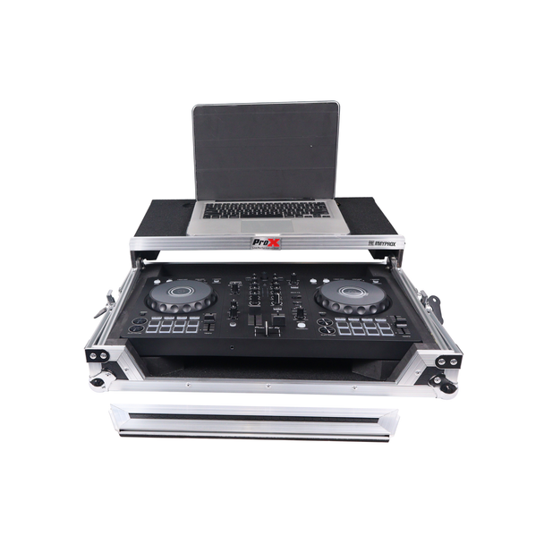 ProX X-DDJFLX4LT ATA Flight Case for Pioneer DDJ-FLX4 with Laptop Shelf 