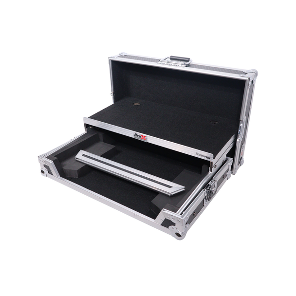 ProX X-DDJFLX4LT ATA Flight Case for Pioneer DDJ-FLX4 with Laptop Shelf 