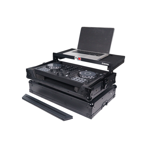 ProX X-DDJFLX4LTBL ATA Flight Case for Pioneer DDJ-FLX4 with Laptop Shelf