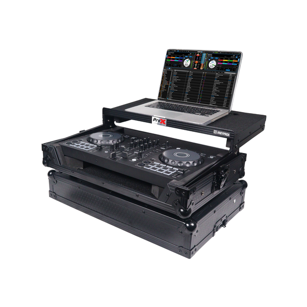 ProX X-DDJFLX4LTBL ATA Flight Case for Pioneer DDJ-FLX4 with Laptop Shelf