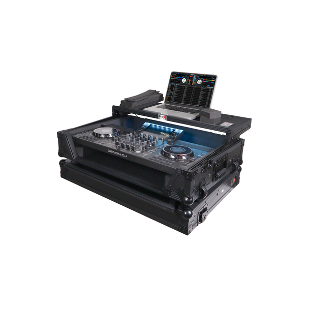 ProX XS-SCLIVE4LTBL ATA Flight Case for Denon SC Live 4 with Laptop Shelf
