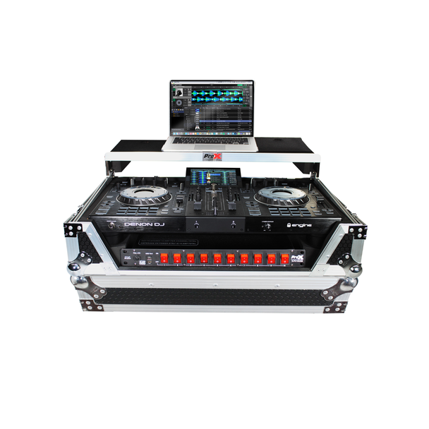 ProX XS-PRIME2LT ATA Flight Case for Denon PRIME 2 with Laptop Shelf
