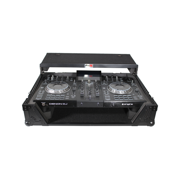 ProX XS-PRIME2LTBL ATA Flight Case for Denon PRIME 2 with Laptop Shelf