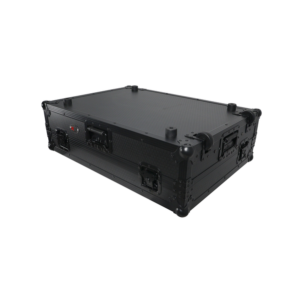 ProX ATA Flight Case for Denon PRIME 4 MK2 with Laptop Shelf & Wheels